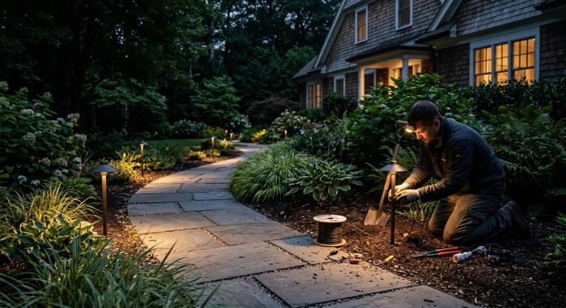 Pathway Lights Installation in Denver, CO